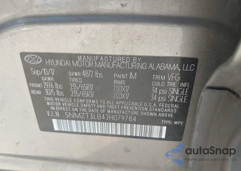 2018 Hyundai Santa Fe Sport 2.4L from USA, damaged, VIN 5NMZT3LB4JH079784